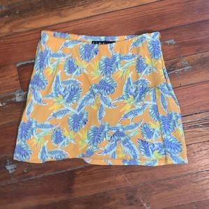 For love and lemons asymmetrical patterned skirt